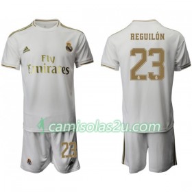 Camisolas de Futebol Real Madrid REGUILON 23 Criança Equipamento Principal 2019/20 Manga Curta